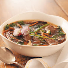 Asian Vegetable-Beef Soup Recipe