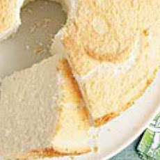 Coconut Angel Food Cake with Fresh Berries
