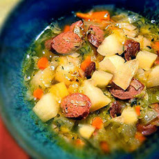 Rustic Irish Potato and Cabbage Soup