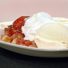 Rhubarb-Strawberry Crisp
