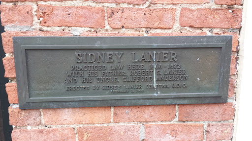Sidney Lanier Practiced Law Here Marker