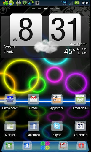 Neon Circles Theme