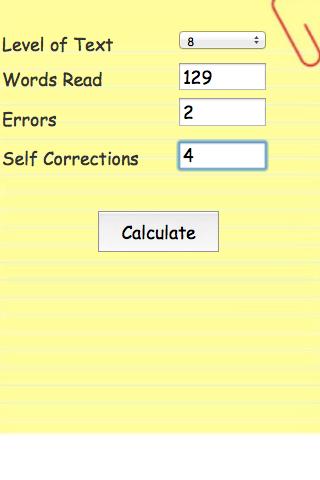 Reading Record Result