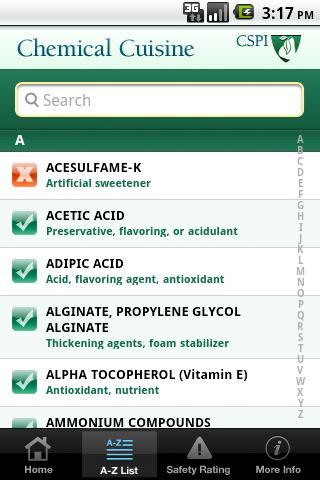 CSPI Chemical Cuisine