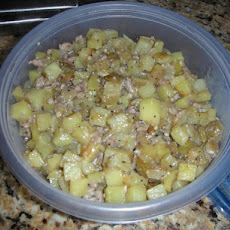 Kielbasa, Potato, and Onion Skillet