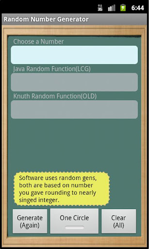 Random Number Generator