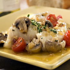 Roasted Cod With Mushrooms