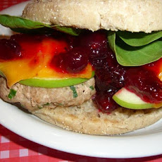 Apple-Cheddar Turkey Burgers
