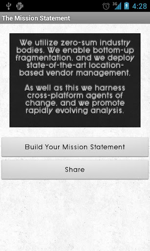 【免費商業App】The Mission Statement-APP點子