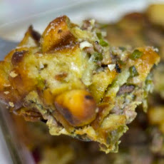Pizza-Flavored Thanksgiving Stuffing (or Dressing)