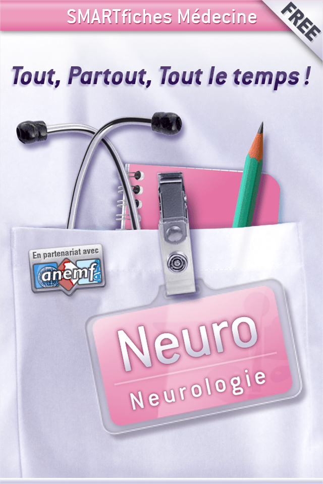 Android application SMARTfiches Neurologie Free screenshort