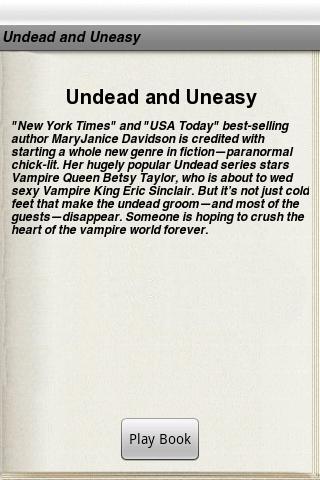 Undead and Uneasy