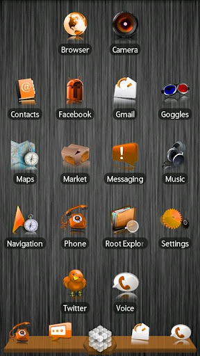 Orange ADW Theme