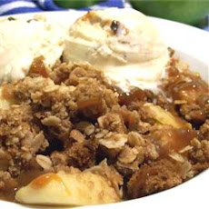 Caramel Apple Crisp