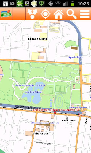 San José Offline mappa Map