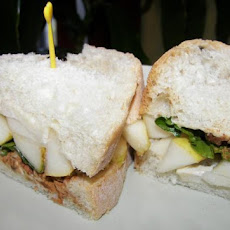 Brie & Spiced Pear Paste Sandwich