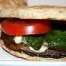 Portobello Mushroom Burgers with Basil-Mustard Sauce