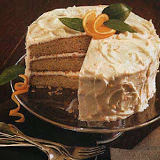Spiced Layer Cake with Orange Cream Cheese Frosting