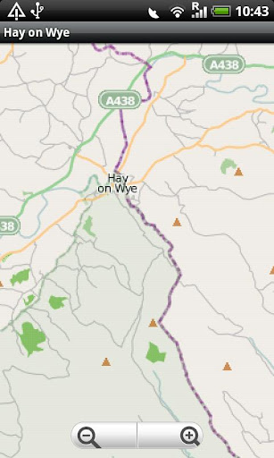 Hay on Wye Street Map