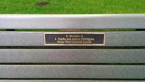 J. Clarke And Esther Pilkington Memorial Bench