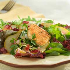 Warm Autumn Goat Cheese Salad