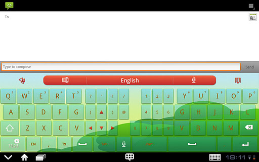 go-keyboard-littleredcap-pad for android screenshot