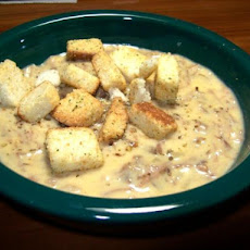 Beef and Cheddar Soup