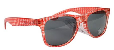 gafas de sol de cuadros