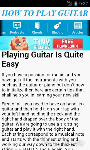 How To Play Guitar