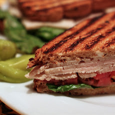 Grilled Ham and Cheese Sourdough Sandwiches