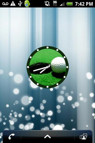 GOLF Analog Clock