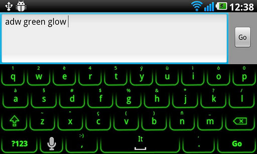 免費下載個人化APP|Green Glow Keyboard Skin app開箱文|APP開箱王