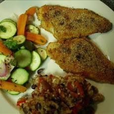 Spicy Cornmeal-crusted Catfish
