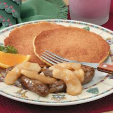Glazed Apples and Sausage
