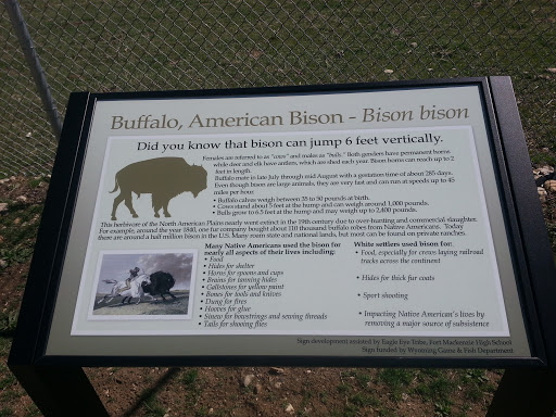 Kendrick Bison and Elk Pasture Viewing Station 