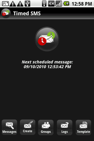 timedSMS - SMS Scheduler