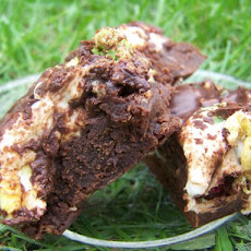 Marshmallow Crunch Brownie Bars