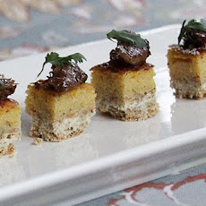 Spiced Smoked Tea Shortbread with Gingered Orange