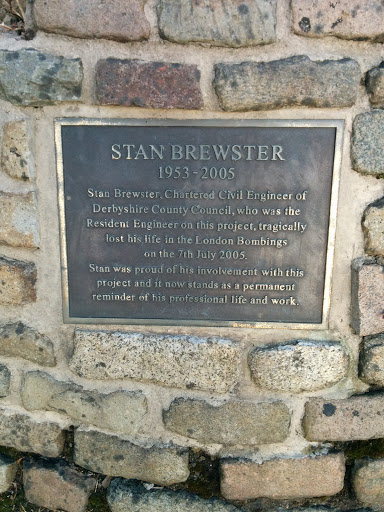 Stan Brewster Memorial Plaque 