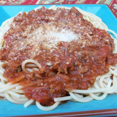 Semi-Homemade Crock Pot Spaghetti Sauce