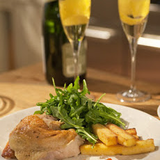 Herb-Roasted Hen with Wild Arugula Salad