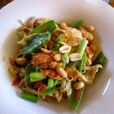 Spicy Soba Noodles With Chicken and Peanut Sauce