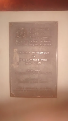 Reforma Paisagistica Da Praça Afonso Pena