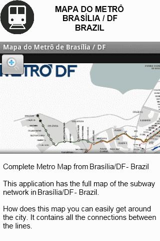 Metro Map - Brasilia - Brazil