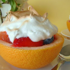 Baked Grapefruit Alaska
