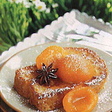 Pain Perdu with Poached Apricots