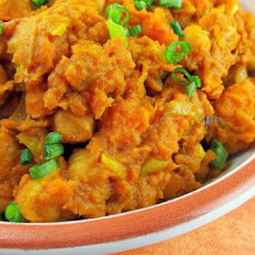 Curried Sweet Potatoes and Chickpeas