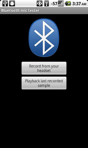Bluetooth mic test