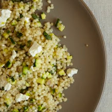 Couscous Salad with Zucchini, Lemon and Ricotta Salata