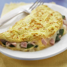 Spinach, Ham and Cheese Omelet